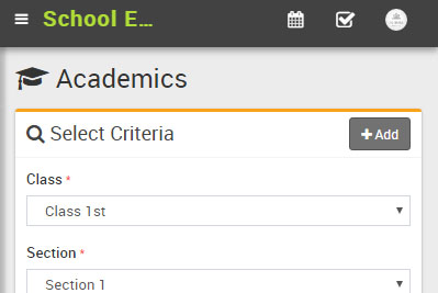 School ERP Academics